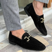 Men's Suede Comfortable Slip-On Loafers - look