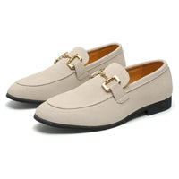 Men's Suede Comfortable Slip-On Loafers - look