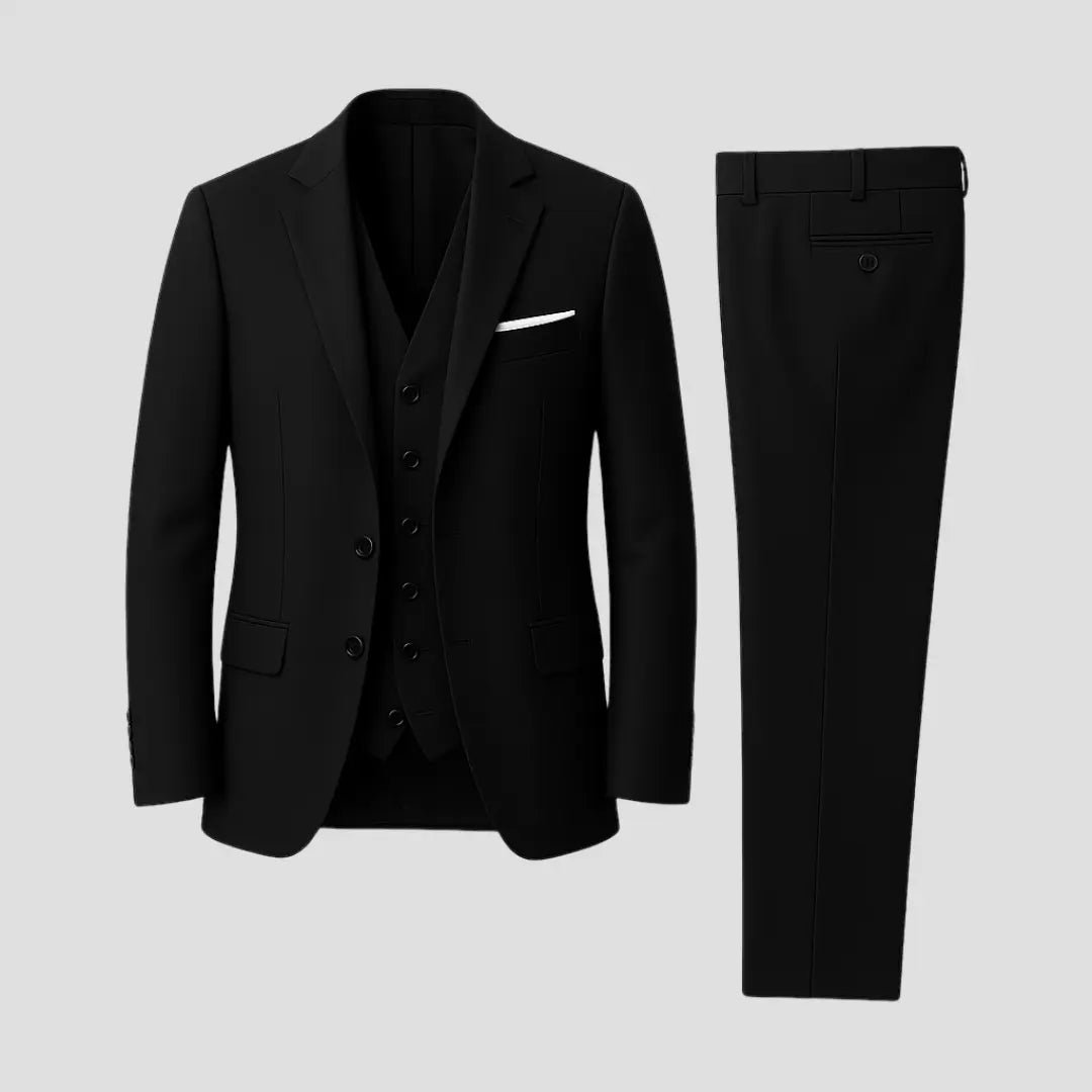 Men's Three-Piece Suit | Tailored Slim Fit Wedding Set Hero