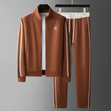 Men's Tracksuit | Two Piece Zip Up with Side Stripe