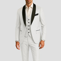 Men's Tuxedo Suit | Three Piece Slim Fit Formal Wedding Lifestyle