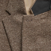 Men's Tweed Wedding 3-Piece Suit | Waistcoat Tailored Formal Set Close Up