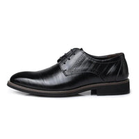 Men's Vegan Leather Oxford Shoes | Smart Cap Toe Brogue Detail Hero