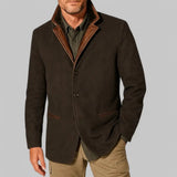 Men's Vintage Field Jacket | Layered Collar Casual Fit