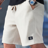 Men's Waffle Knit Relaxed Fit Shorts