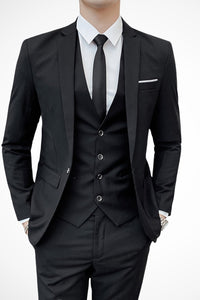 Men's Wedding Guest Suit | Slim Fit Three Piece Notch Lapel Alternate