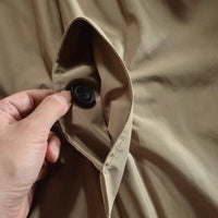Men's Windproof Fly Front Coat | Relaxed Fit Weatherproof Angle