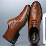 Men's Wingtip Brogue Oxford Shoes | Smart Formal City Fit