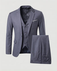 Men's Wool Blend Suit | Three Piece Formal Set Lifestyle