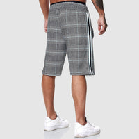 Men's Plaid Drawstring Shorts - detail