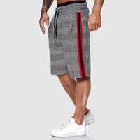 Men's Plaid Drawstring Shorts - hero