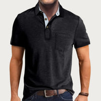 Polo Shirt Men's Short Sleeve - back
