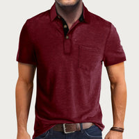 Polo Shirt Men's Short Sleeve - side