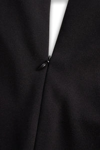Refined Elegant Pencil Dress | Belted V Neck - look