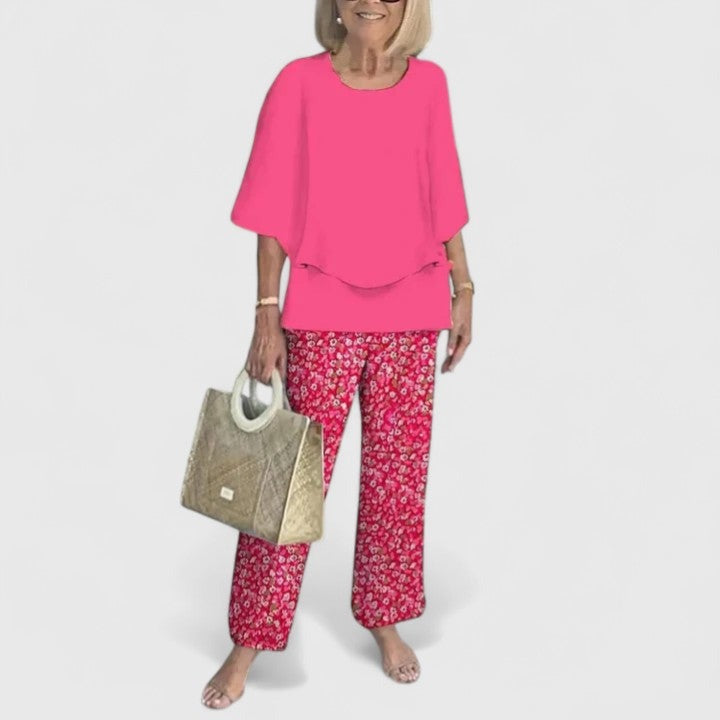 Trouser Two Piece Set | Women's Printed - close-up