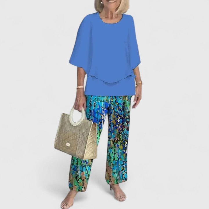 Trouser Two Piece Set | Women's Printed - look