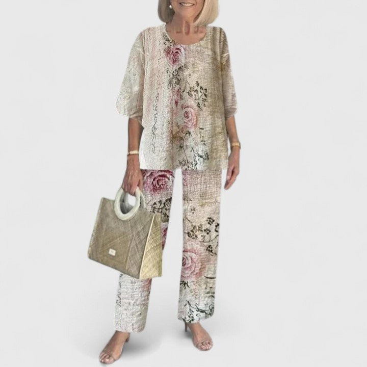Trouser Two Piece Set | Women's Printed - look