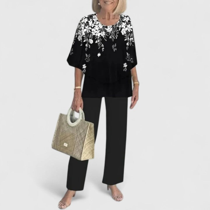 Trouser Two Piece Set | Women's Printed - look