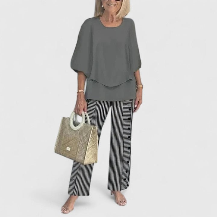 Trouser Two Piece Set | Women's Printed - look