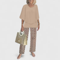 Trouser Two Piece Set | Women's Printed - look