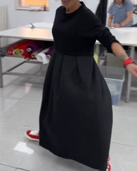 Women's Casual Solid Colour Maxi Dress | A-Line with Pocket Lifestyle