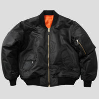 Women's Classic Bomber Jacket | Unisex Fit with Sleeve Pocket View 11