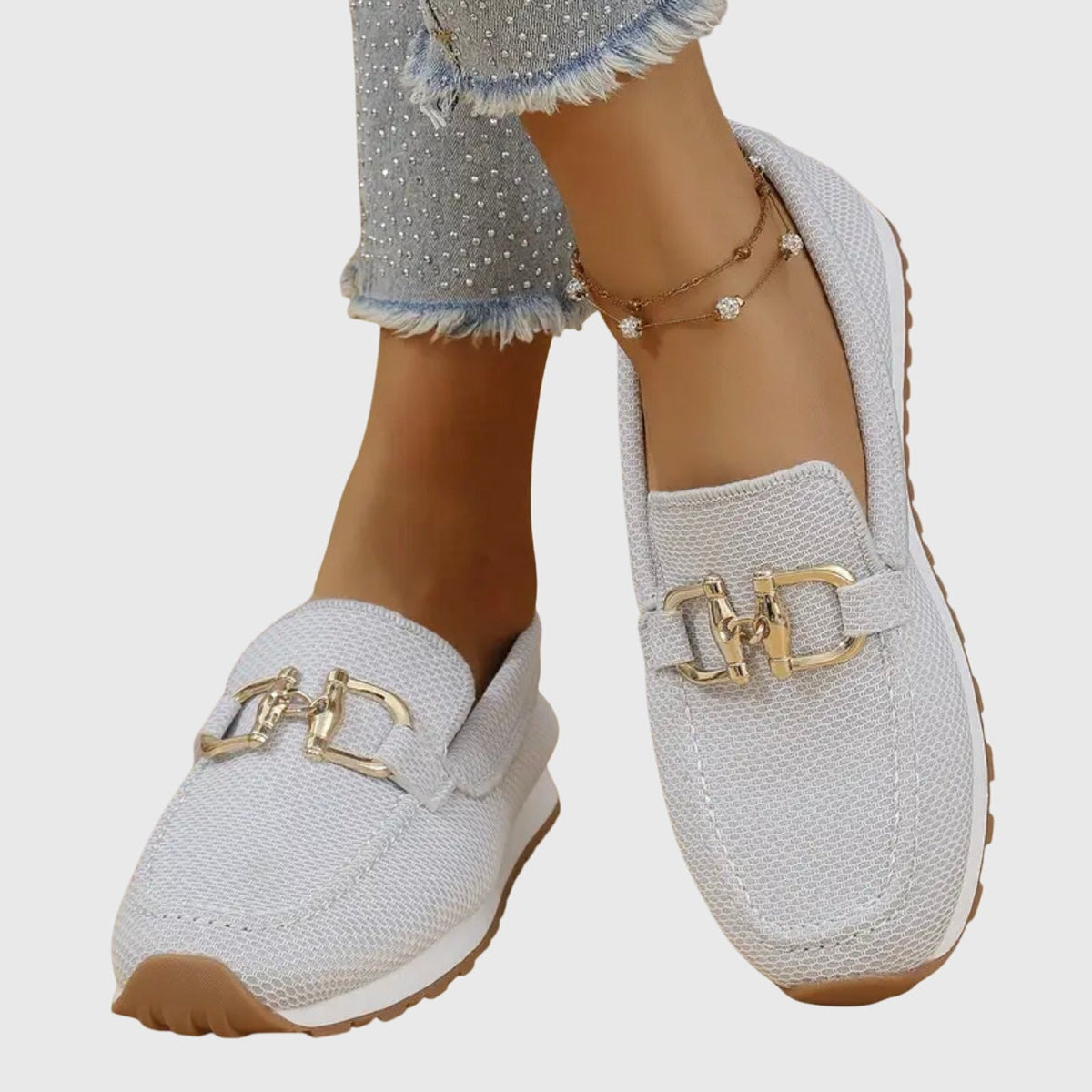 Women's Comfort Loafers | Slip On Mesh - lifestyle