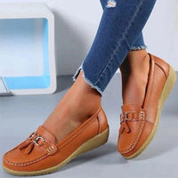 Women's Comfort Loafers | Tassel Slip On - detail