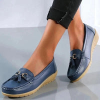 Women's Comfort Loafers | Tassel Slip On - front