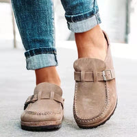 Women's Comfort Slip-Ons | Buckle Strap - back