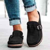 Women's Comfort Slip-Ons | Buckle Strap - lifestyle
