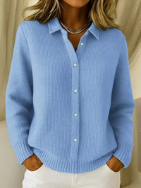Women's Cozy Knit Cardigan | Elegant Longline Button Front Hero