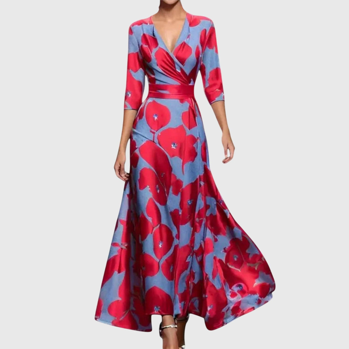 Women's Elegant Maxi Dress | Floral - hero