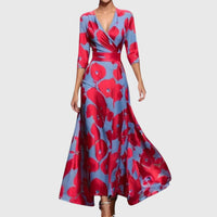 Women's Elegant Maxi Dress | Floral - hero