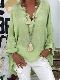 Women's Lightweight Oversized Blouse - detail