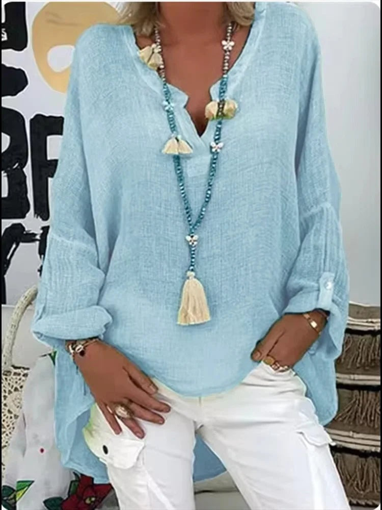Women's Lightweight Oversized Blouse - hero