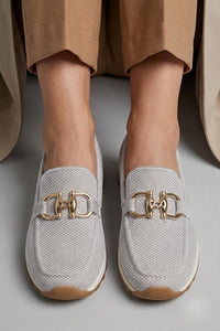 Women's Orthopaedic Horsebit Loafers | Cushioned Insole Everyday Flat Angle