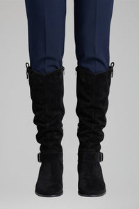 Women's Orthopaedic Knee-High Boots | Side Zipper Slouch Fit Full