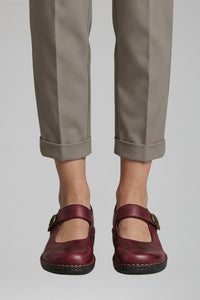 Women's Orthopaedic Mary Jane Flats | Strap Closure Everyday Angle
