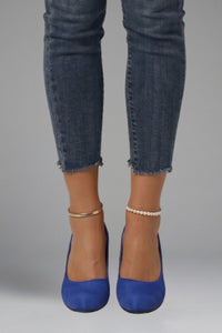 Women's Orthopaedic Pumps | Lightweight Sole Chunky Block Heel Angle