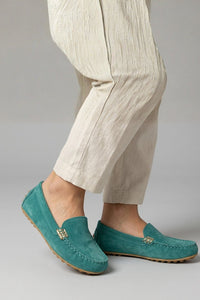 Women's Orthopaedic Slip-On Loafers | Studded Heel Everyday Flat Back