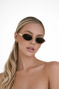 Gold Frame / Brown Lens