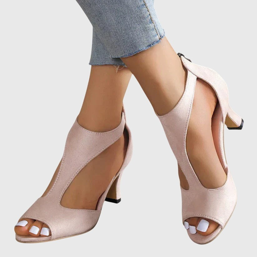 Women's Peep Toe Heels | Cut Out - hero