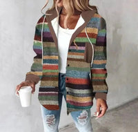 Women's Plaid Hooded Coat | Shacket Style Relaxed Fit View 11