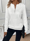 White With White  Zipper