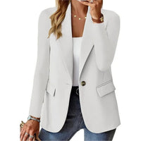 Women's Smart Casual Blazer Jacket | Slim Fit Everyday Detail
