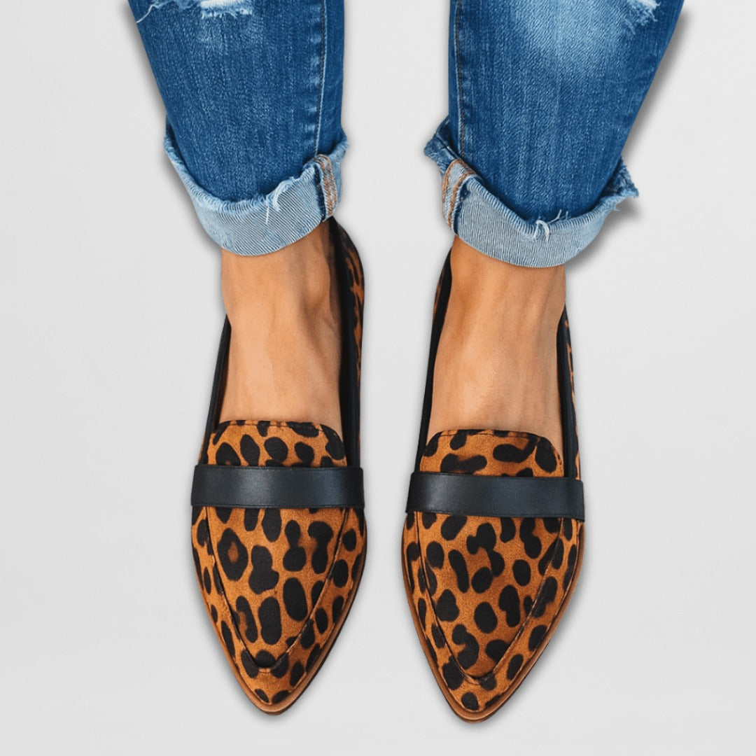 Women's Suede Loafers | Pointed Toe - side