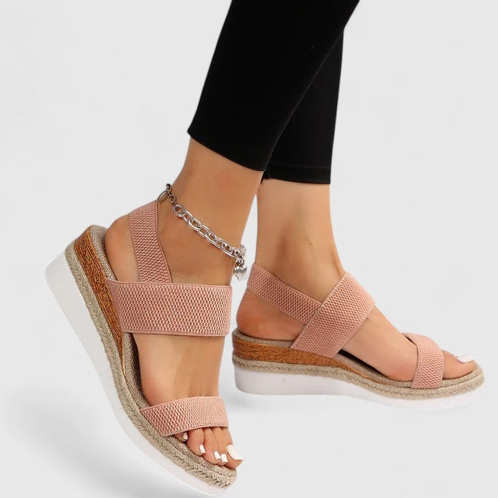 Women's Wedge Comfort Sandals | Espadrille - angle