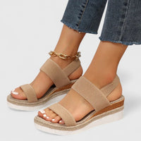 Women's Wedge Comfort Sandals | Espadrille - close-up