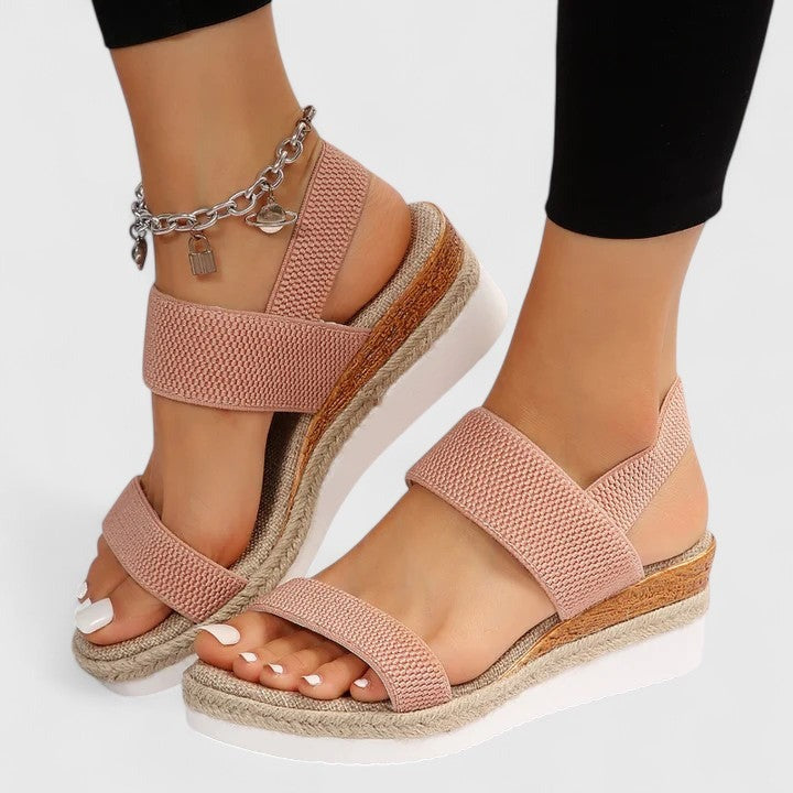 Women's Wedge Comfort Sandals | Espadrille - front